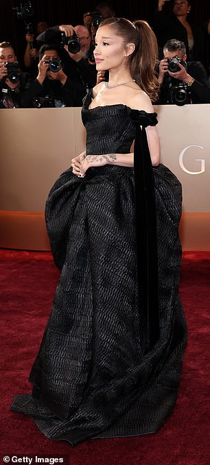 The dress showcased her arms