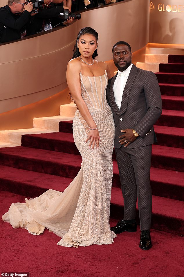 Eniko Hart and comedian husband Kevin Hart made a good looking duo