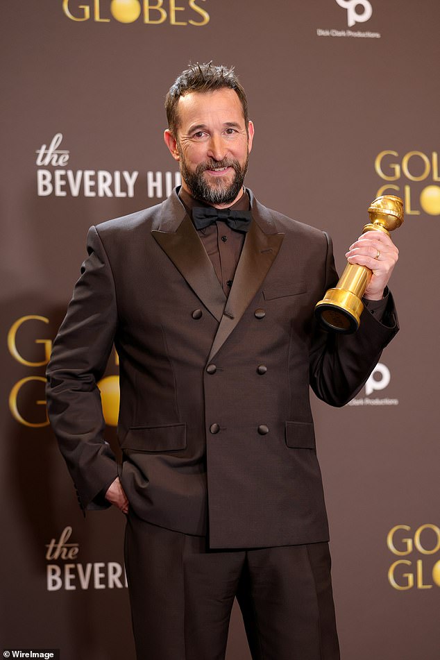 The 54-year-old actor triumphed over a talented field including: Sterling K Brown - Paradise, Diego Luna - Andor, Gary Oldman - Slow Horses, Mark Ruffalo - Task, and Adam Scott - Severance