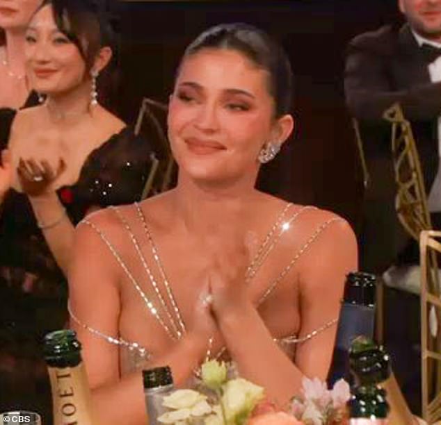 It was a much more muted acknowledgement for Jenner, 28, as he boldly declared her love for her at last week's Critics Choice Awards 2026