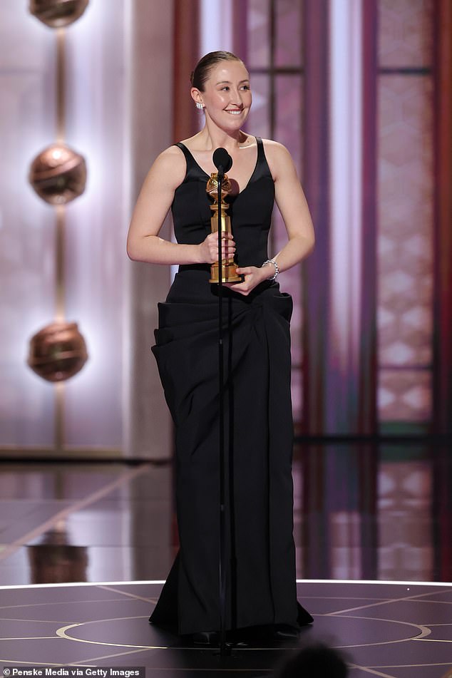 The 33-year-old actress topped a very talented field including Hacks star Hannah Einbinder long with Catherine O'Hara from The Studio in addition to Carrie Coon, Parker Posey, and Amy Lou Wood all from The White Lotus