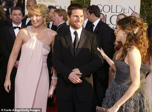 The And Just Like That producer-star - turning 61 next month - was the last to arrive from her group and didn't realize they were mingling with the 62-year-old Mission: Impossible producer-star