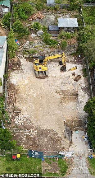 This time last year, the property was a pile of rubble