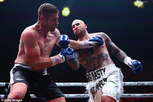 Nelson Asofa-Solomona made short work of Jeremy Latimore, who retired from the NRL seven years ago