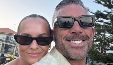 Braith Anasta's girlfriend has publicly declared her deep love for the former footballer this week. The 44-year-old, who enjoyed a glittering career with the Bulldogs and Roosters, is now dating Sydney publicist Sara Bray. Both pictured