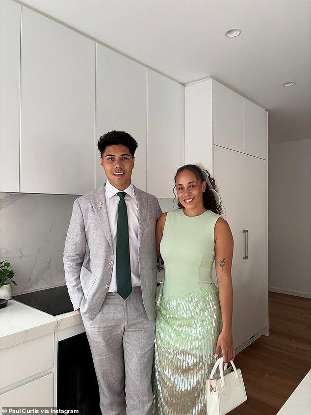 Curtis had flown to Bali to meet his partner Kelera (right) but had suffered an allergic reaction to medication he'd been given in London, durign the flight