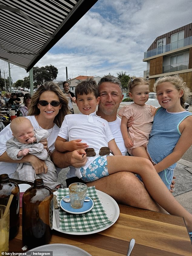 Phoebe's social media re-emergence comes after ex Sam was reunited with their two children earlier this month. Sam's s second wife Lucy shared a photo of the former NRL player's reunion with his daughter Poppy, nine, and son Billy, seven, and their kids Robbie and Mack