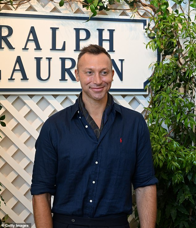 Olympic swimming legend Ian Thorpe was also spotted among the guests, looking suave in his navy Ralph Lauren shirt, worth $250
