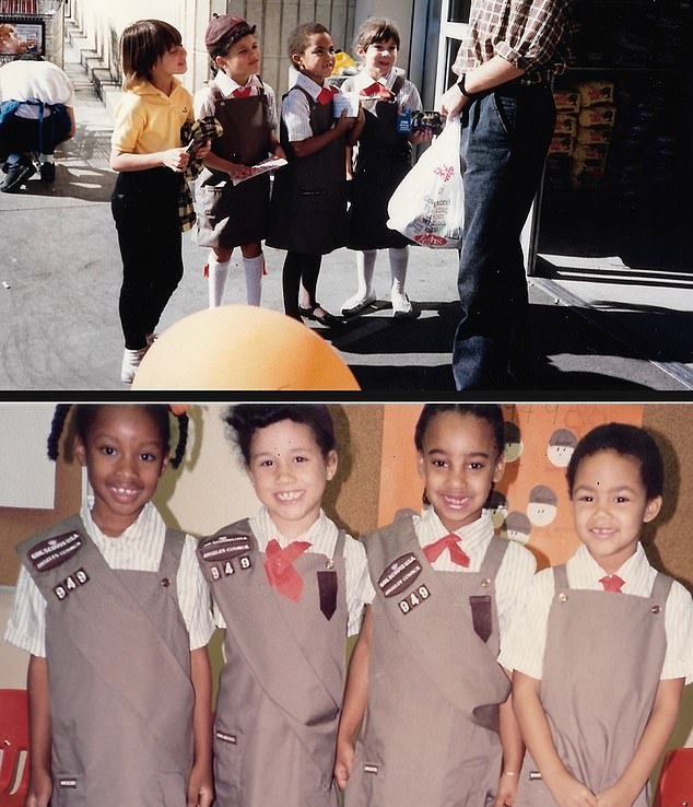 Meghan grew up in California where she began her stint in the Girls Scouts. She said on Instagram, 'being an entrepreneur can start young'