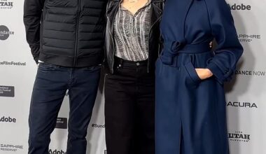 Meghan and Harry pictured alongside Cookie Queens director Alysa Nahamias at Sundance Film Festival