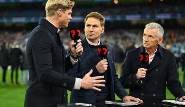 Channel Seven will not broadcast the VFL and VFLW this season (pictured left to right, Seven AFL commentators Nick Riewoldt, Kane Cornes and Bruce McAvaney)