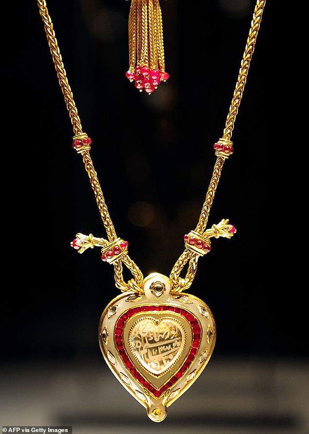 The necklace is worth a reported $8 million