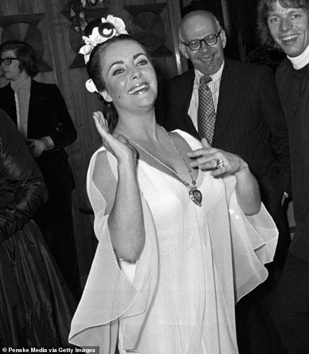 The necklace was famously gifted to Taylor by her fifth husband Richard Burton 54 years ago for her 40th birthday; Taylor seen wearing the necklace in 1972