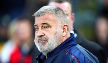 Shaun Wane, coach of England's rugby league team, in Leeds, England, in 2025 (Mike Egerton/PA via AP)