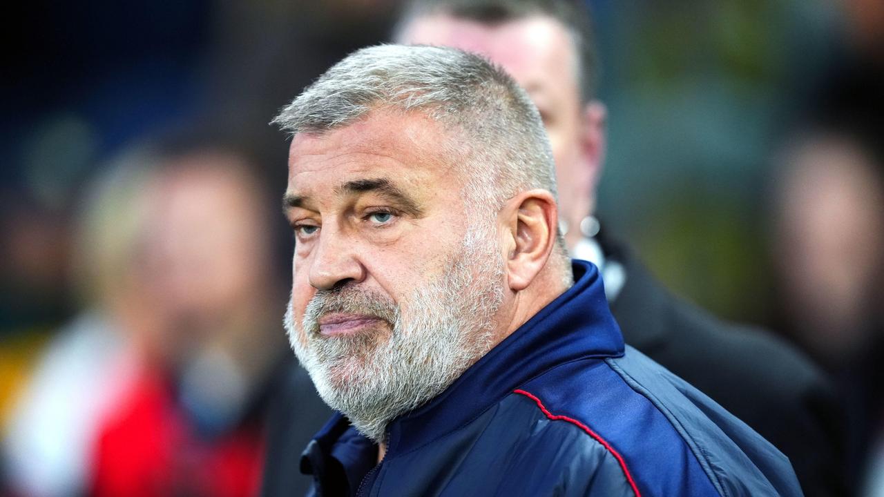 Shaun Wane, coach of England's rugby league team, in Leeds, England, in 2025 (Mike Egerton/PA via AP)