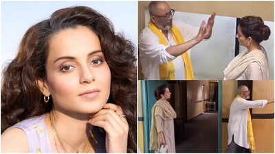 Kangana Ranaut expresses her happiness as she returns to film sets for her upcoming project 'Bharat Bhagya Viddhaata'