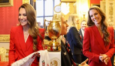 Kate Middleton celebrates England women