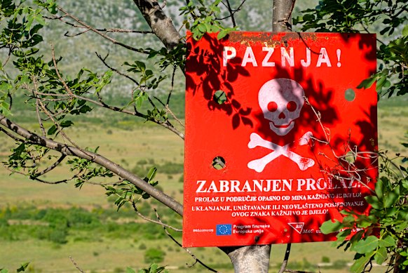 Cycling through the minefield.