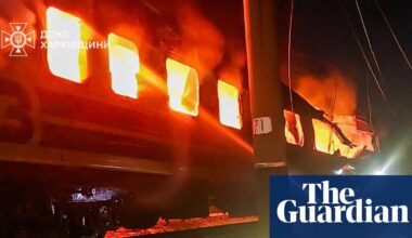 Russian drone strike on Ukrainian passenger train kills five | Ukraine