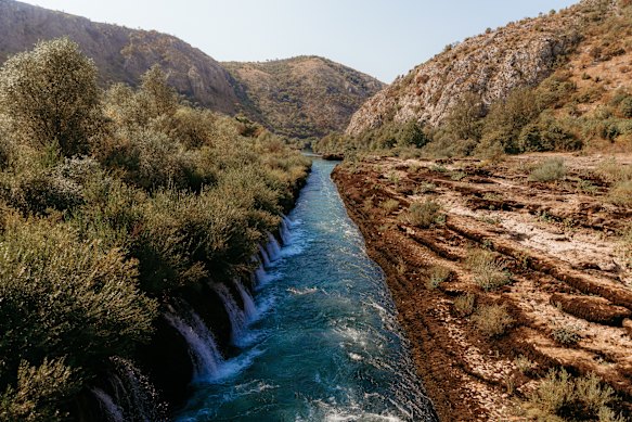 The Buna Canals on the Neretva River.
