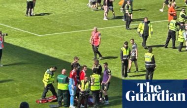 Football fan who injured own player after throwing seat jailed for 18 months | Soccer