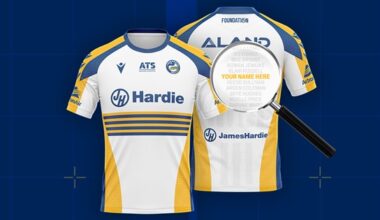 Get YOUR name on the Eels Foundation Warm Up Tee