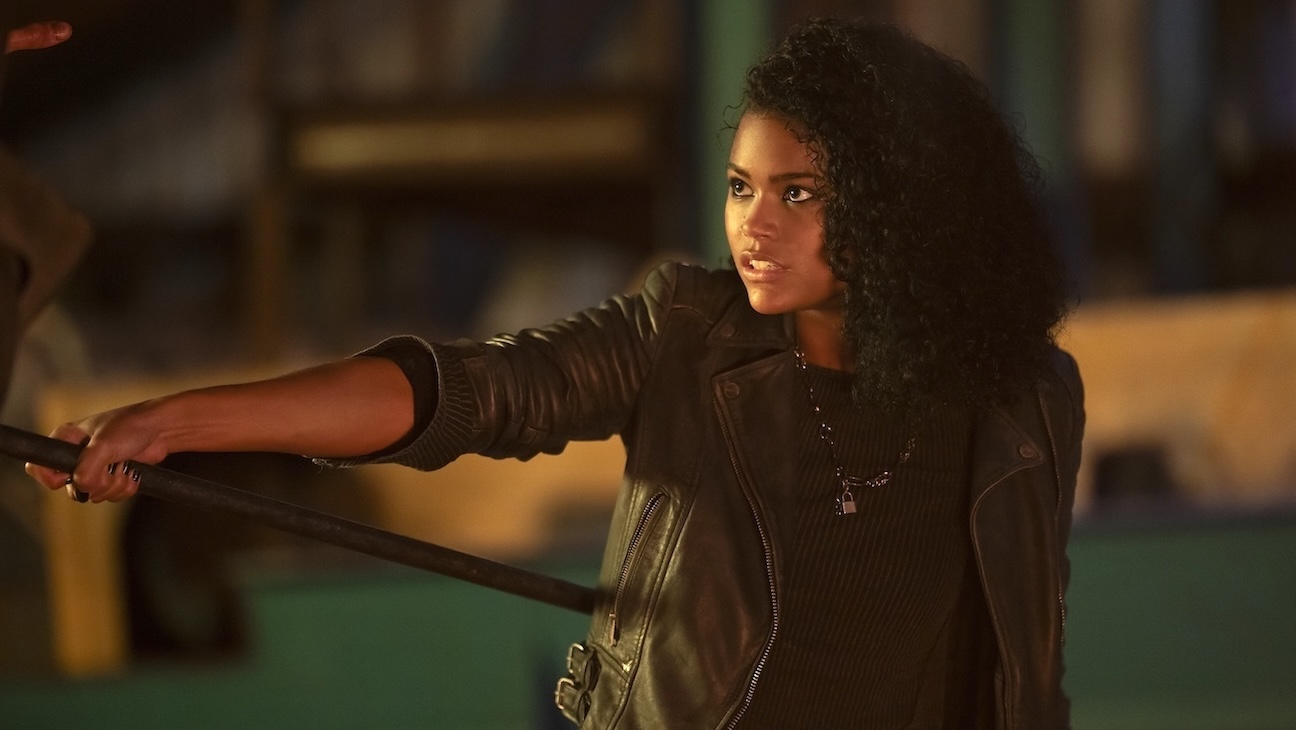 Tamara Smart as Thalia in Percy Jackson and the Olympians