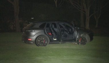 Teen arrested after Porsche crashes into Sydney’s Woodville golf course following police pursuit