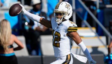 Source: Saints' Chris Olave out for finale due to blood clot