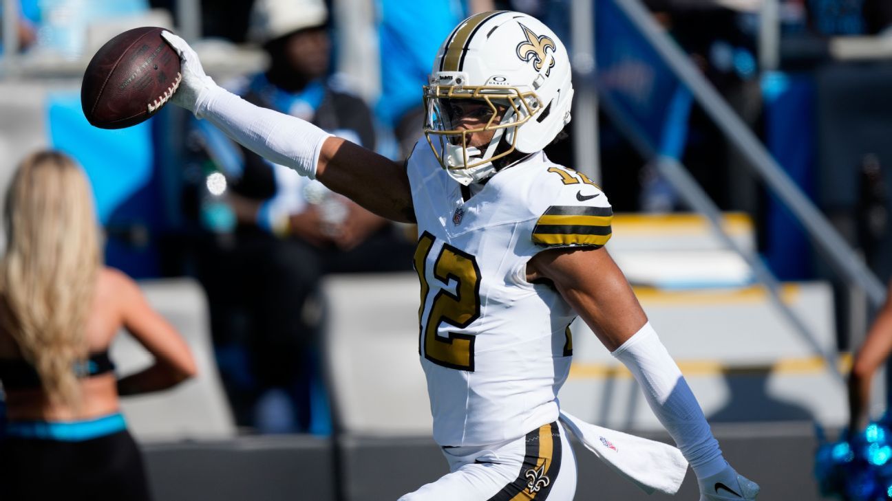 Source: Saints' Chris Olave out for finale due to blood clot