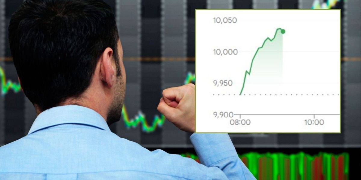 Ftse 100 surges to record high for first time ever in boon for Britain