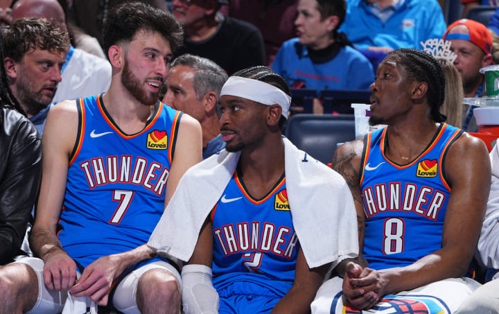 Chet Holmgren, Shai Gilgeous-Alexander, Jalen Williams