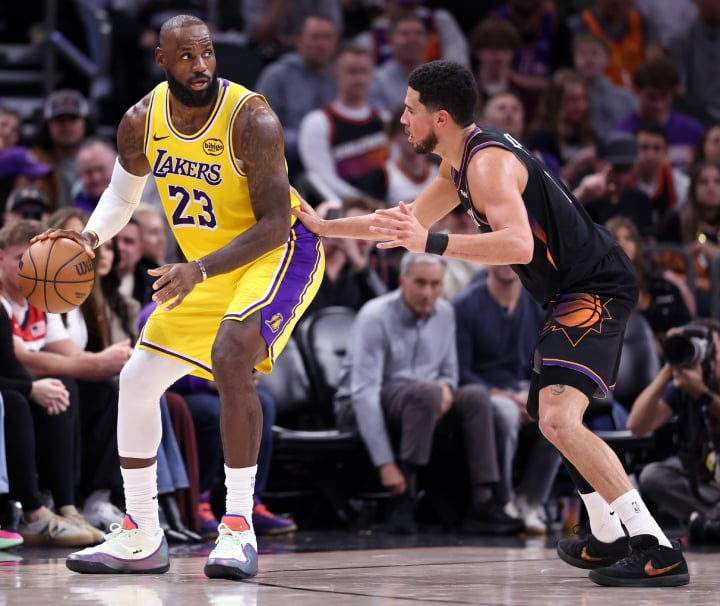 LeBron James, Devin Booker