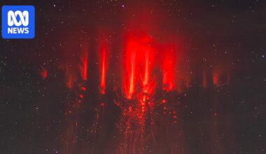 Storm chaser captures rare red sprites across Kimberley sky