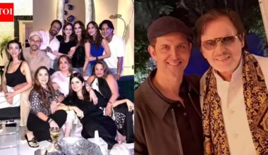 Hrithik Roshan pens emotional note for ex-wife Sussanne Khan's father Sanjay Khan on his birthday, misses 'mom' Zarine Khan, drops unseen PICS also featuring Saba Azad: 'Dad, I want to thank you for...' |