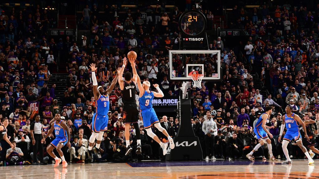 Devin Booker drains game-winning 3 to hand Thunder a rare loss