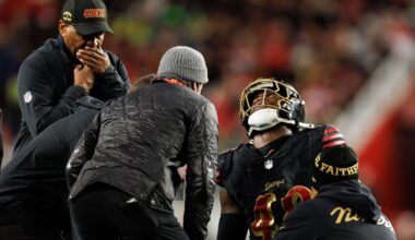 Injured 49ers linebacker Tatum Bethune to miss playoffs