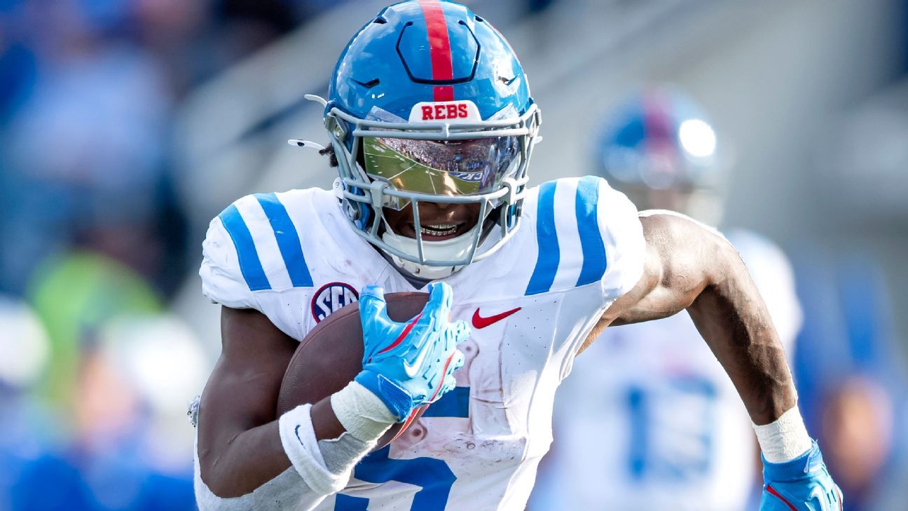 RB Kewan Lacy returning to Ole Miss for 2026, sources say