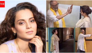 Kangana Ranaut expresses her happiness as she returns to film sets for her upcoming project 'Bharat Bhagya Viddhaata' |