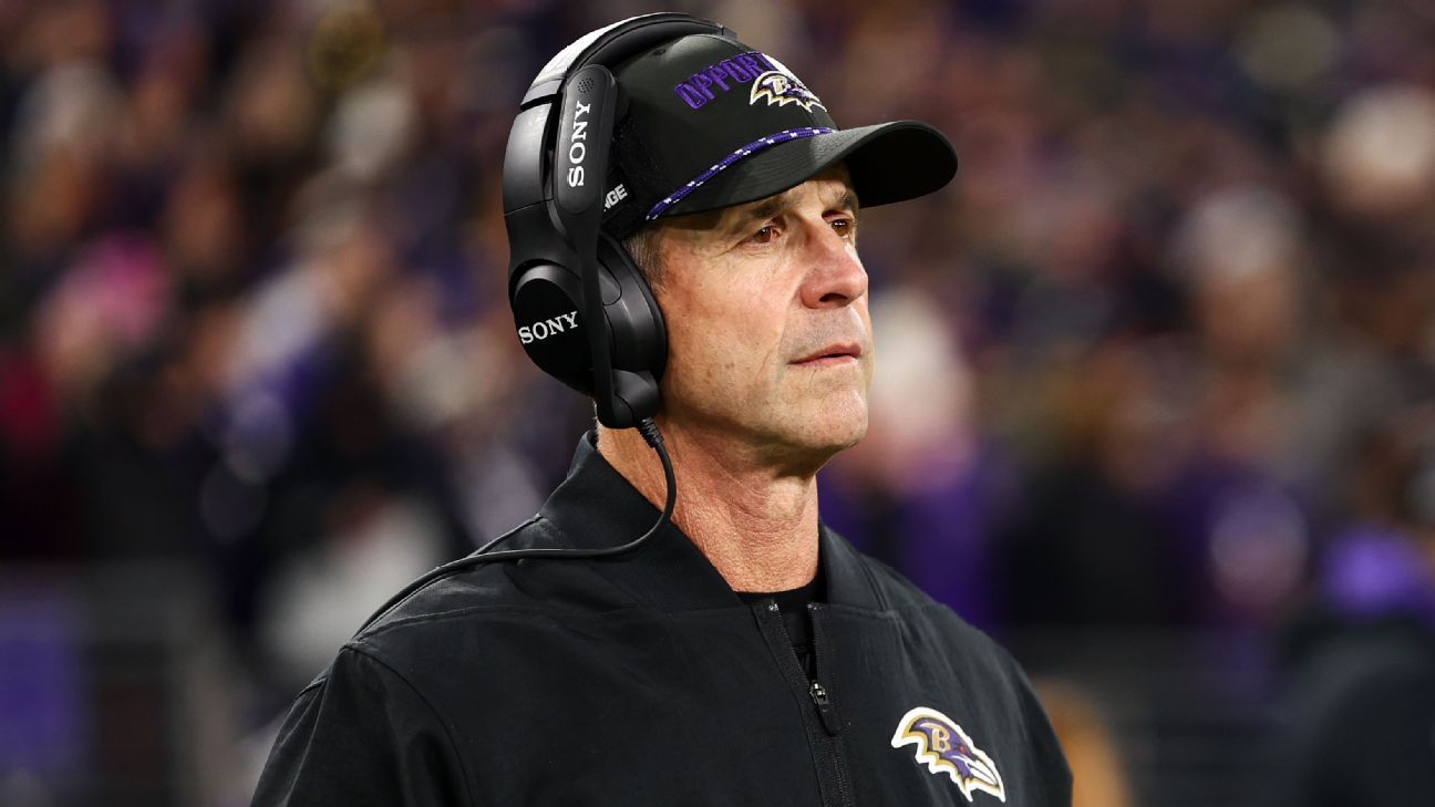 John Harbaugh out as coach of Ravens, sources say
