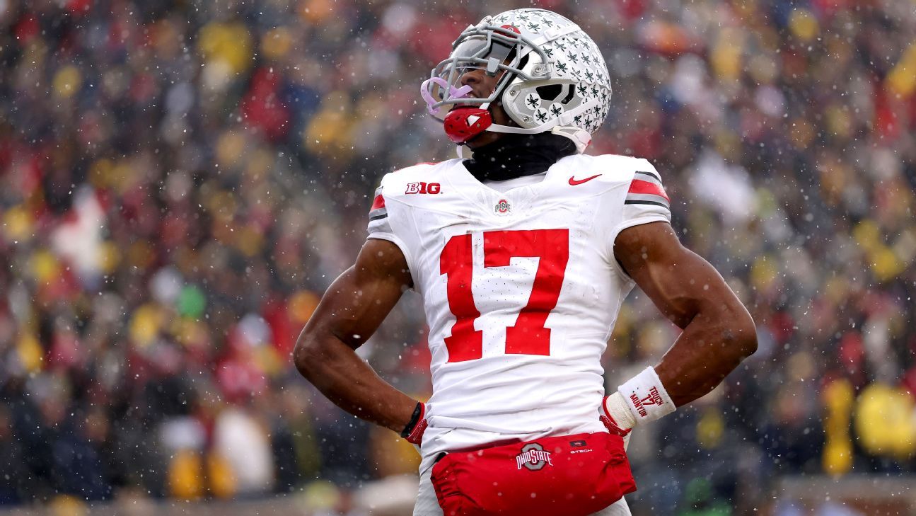 Sources: WR Carnell Tate leaving Ohio State for NFL draft