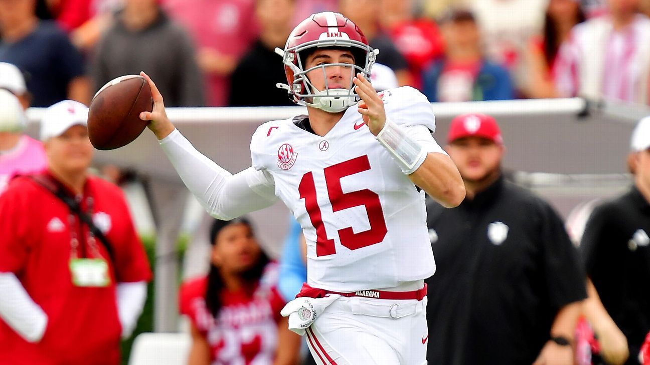 Alabama QB Ty Simpson says he's entering NFL draft