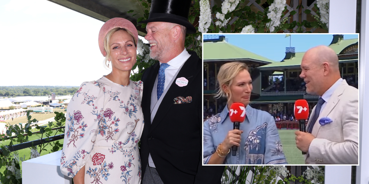 Zara Tindall left in stitches as Mike Tindall makes cheeky ‘innuendo’ joke on Australian TV