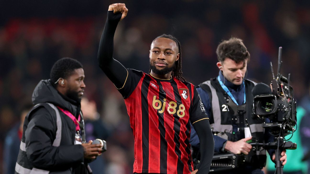 Bournemouth's Semenyo earns 'fairytale ending' before Man City transfer