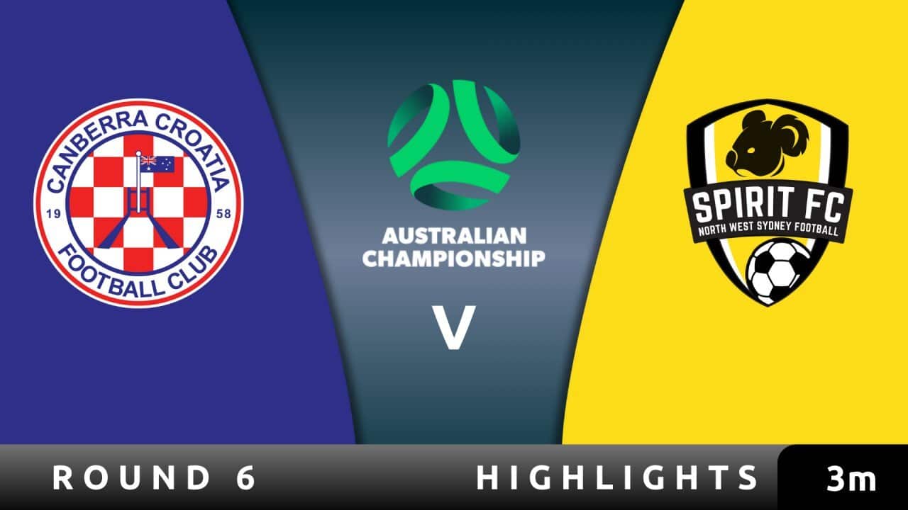 Canberra Croatia FC v NWS Spirit - Highlights - Australian Championship 2025