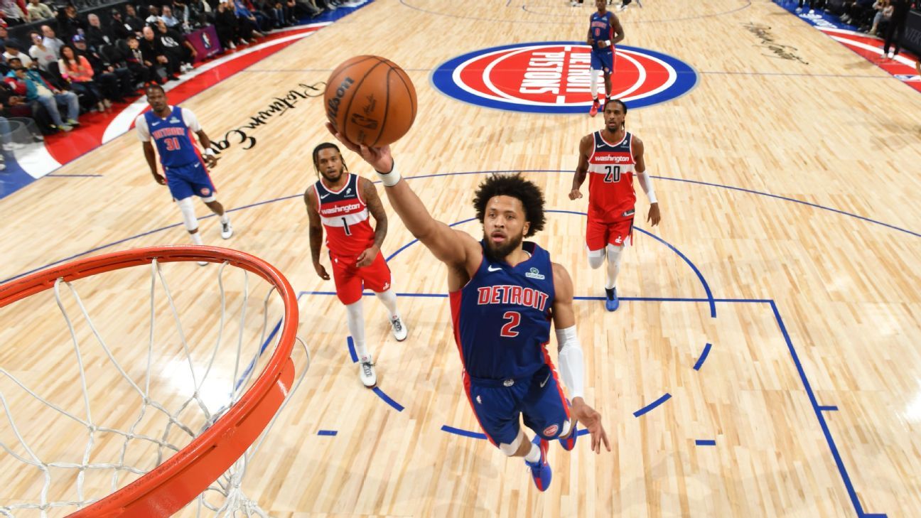 Pistons' Cade Cunningham out against Bulls with wrist contusion