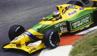 Michael Schumacher first race winning car up for auction, Benetton B192, 1992 Belgian Grand Prix, cost