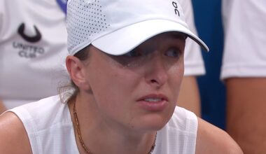 Australia v Poland, quarter-final result, Iga Swiatek emotional