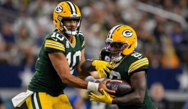 Packers vs. Bears NFL Wild Card: Josh Jacobs among anytime touchdown scorer bets