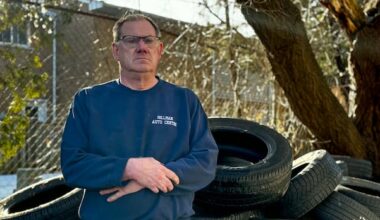Tires are piling up behind London auto shops after province slashes recycling targets